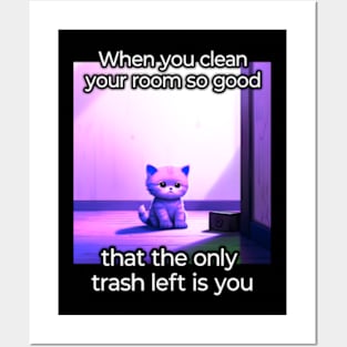 Funny Meme - Sarcastic Quote - Cat Posters and Art